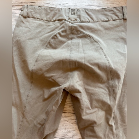 Symphony by Tredstep Rosa Side Zip Beige Khaki Breeches Riding Pants Size 26 R - Picture 10 of 15